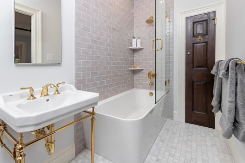 A Timeless and Classic Guest Bathroom